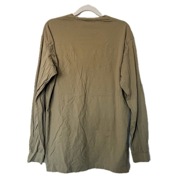 Victoria’s Secret PINK Green Sequins Bling Logo Long Sleeve Tee | M - Picture 9 of 9